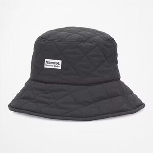 Black Quilted Bucket Hat